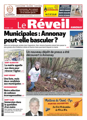 Cover of Le Reveil du Vivarais – edition Annonay