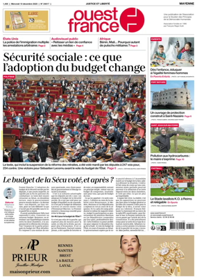 Cover of Ouest France (Laval)