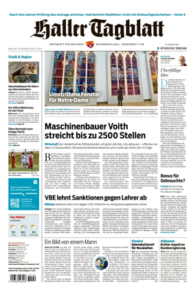 Cover of Haller Tagblatt