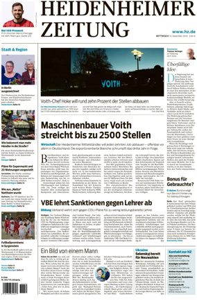 Cover of Heidenheimer Zeitung