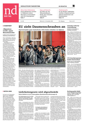 Cover of Neues Deutschland