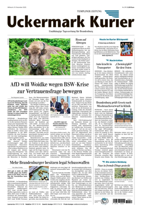 Cover of Templiner Zeitung