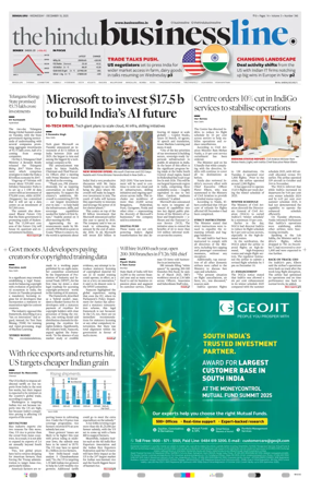 Cover of BusinessLine (Bangalore)