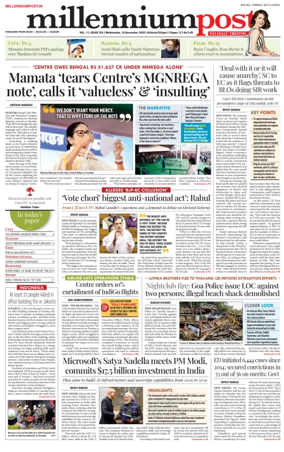 Cover of Millennium Post (Kolkata)