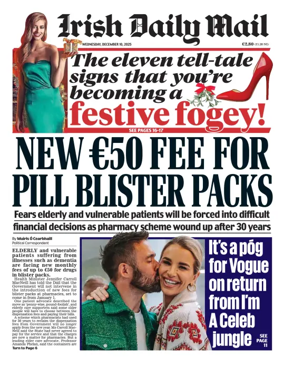 Cover of Irish Daily Mail