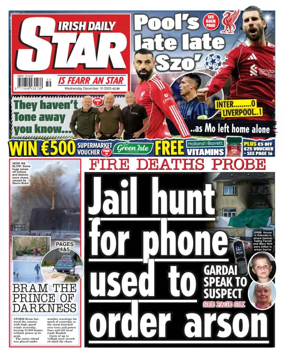 Cover of Irish Daily Star