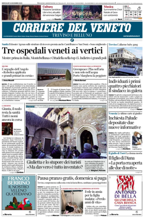Cover of Corriere del Veneto (Treviso e Belluno)