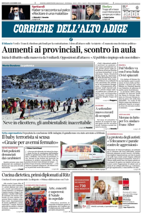 Cover of Corriere dell'Alto Adige