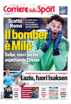 Cover of Corriere dello Sport (Lazio)