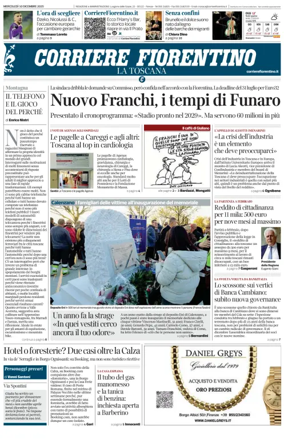 Cover of Corriere Fiorentino