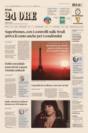 Cover of Il Sole 24 Ore