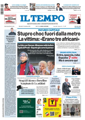 Cover of Il Tempo (Nazionale)