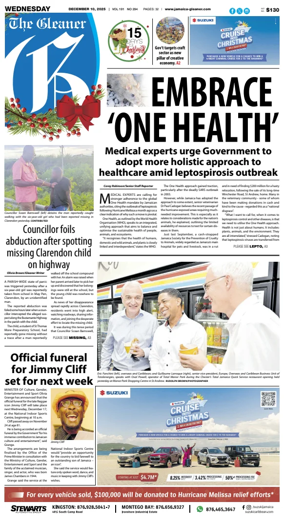 Cover of Jamaica Gleaner
