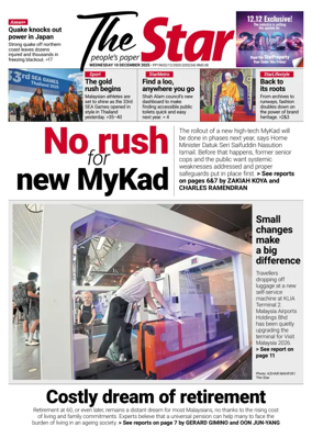 Cover of The Star Malaysia