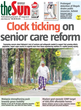 Cover of The Sun (Malaysia)