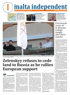 Cover of Malta Independent