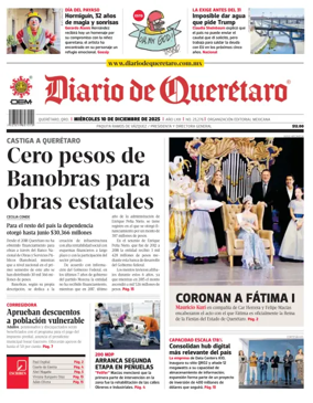 Cover of Diario de Queretaro