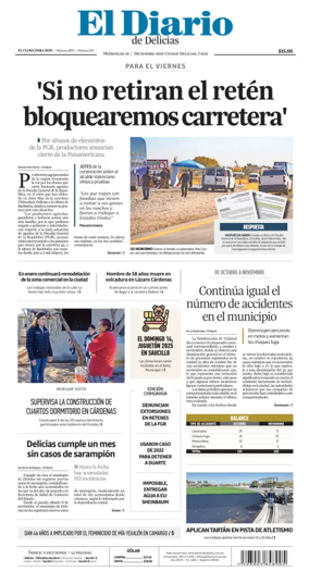 Cover of El Diario de Delicias