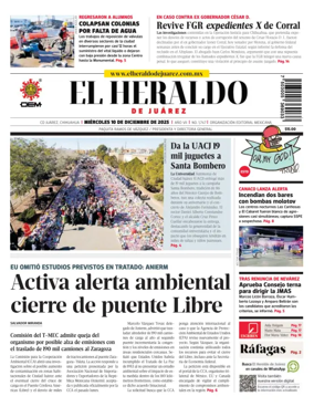 Cover of El Heraldo de Juarez