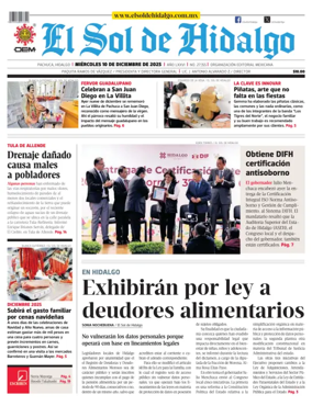 Cover of El Sol de Hidalgo