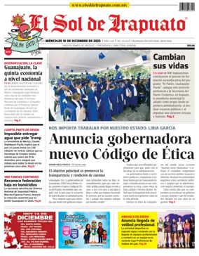 Cover of El Sol de Irapuato