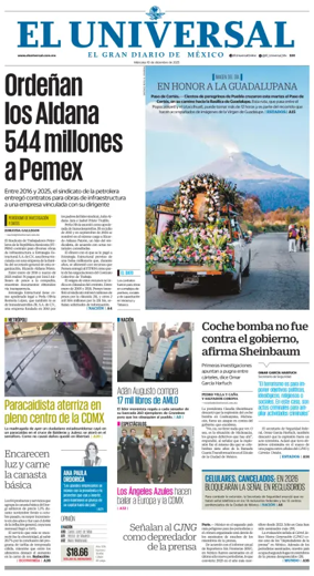 Cover of El Universal