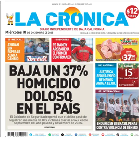 Cover of La Crónica