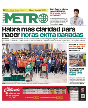 Cover of Publimetro Guadalajara