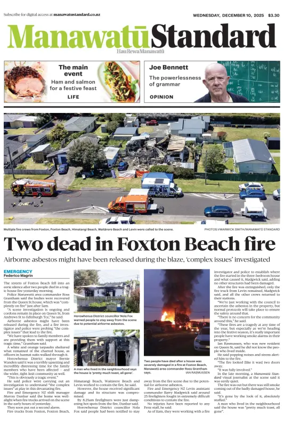 Cover of Manawatu Standard