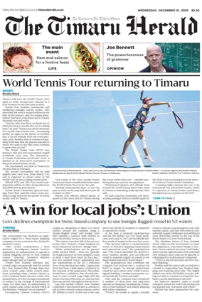 Cover of The Timaru Herald