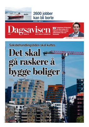 Cover of Dagsavisen
