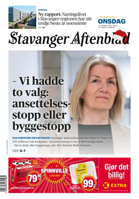 Cover of Stavanger Aftenblad