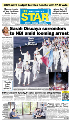 Cover of The Philippine Star