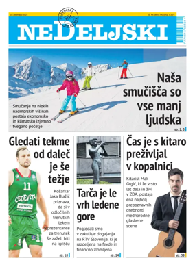 Cover of Nedeljski Dnevnik