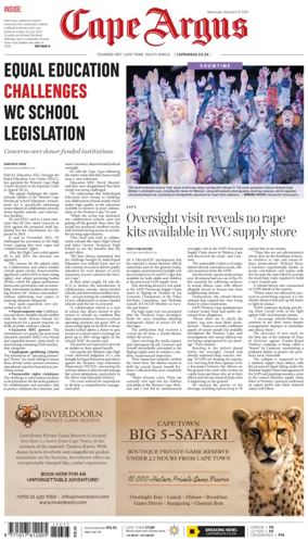 Cover of Cape Argus (PM Edition)