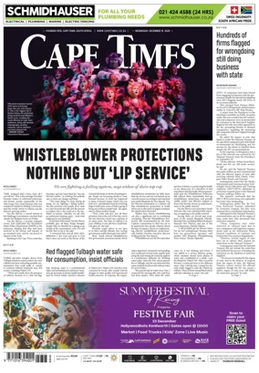 Cover of Cape Times