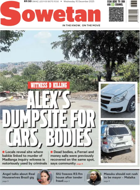 Cover of Sowetan