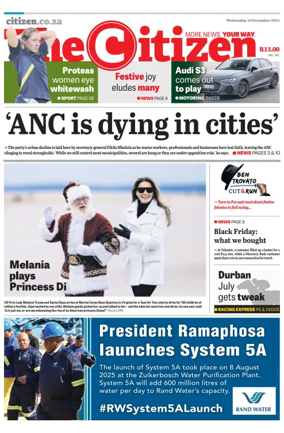 Cover of The Citizen (KZN)