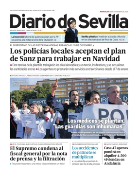 Cover of Diario de Sevilla