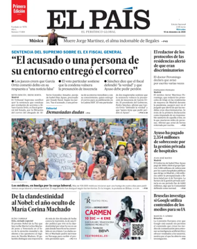 Cover of El País (1ª Edición)