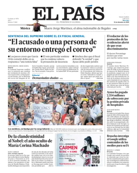 Cover of El País (Catalunya)
