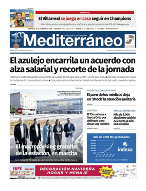 Cover of El Periódico Mediterráneo