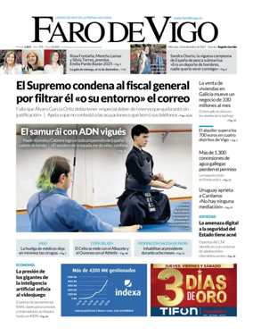 Cover of Faro de Vigo