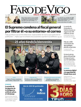 Cover of Faro de Vigo (Deza/Tabeiros-Montes)