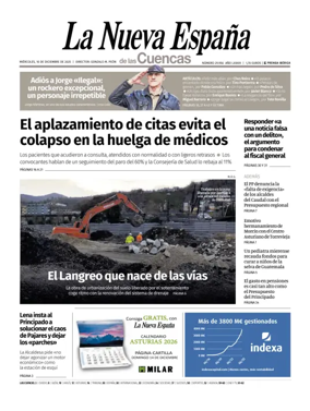 Cover of La Nueva España (Cuencas)