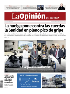 Cover of La Opinión de Murcia