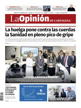 Cover of La Opinion de Murcia (Cartagena)