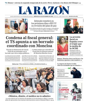 Cover of La Razon (Cataluna)
