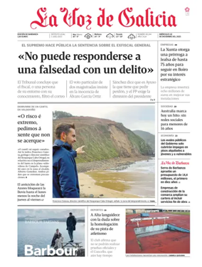 Cover of La Voz de Galicia (Barbanza)