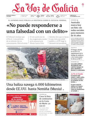 Cover of La Voz de Galicia (Carballo)